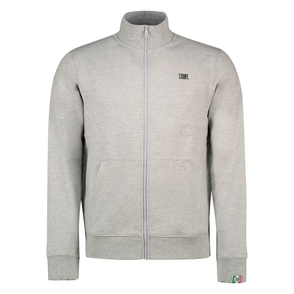 Leone Apparel Sweatshirt Med Full Dragkedja Basic Small Logo Grå L Man