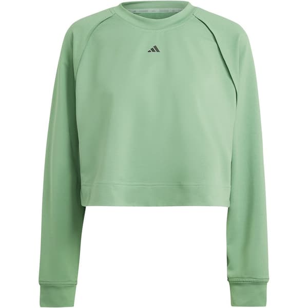 Adidas Huppari Power Cover Up Vihreä L / Regular Nainen
