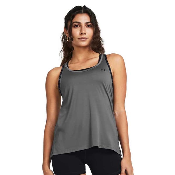 Under Armour Ärmlös T-shirt Knockout Grå L Kvinna