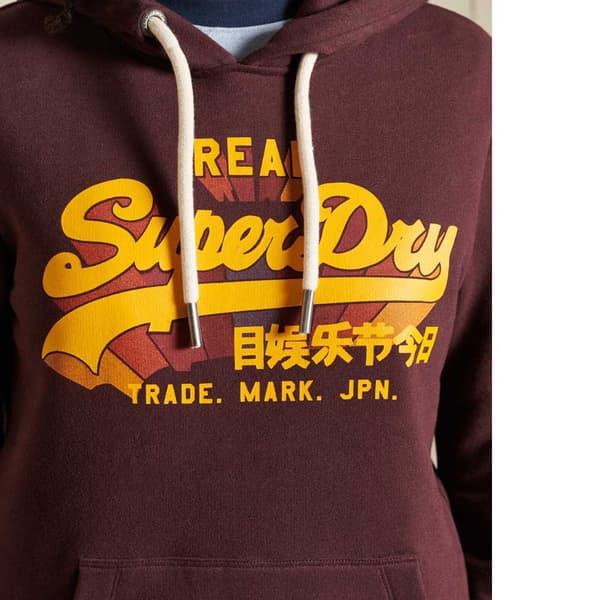 Superdry Huppari Vintage Logo Rainbow Punainen XS Nainen