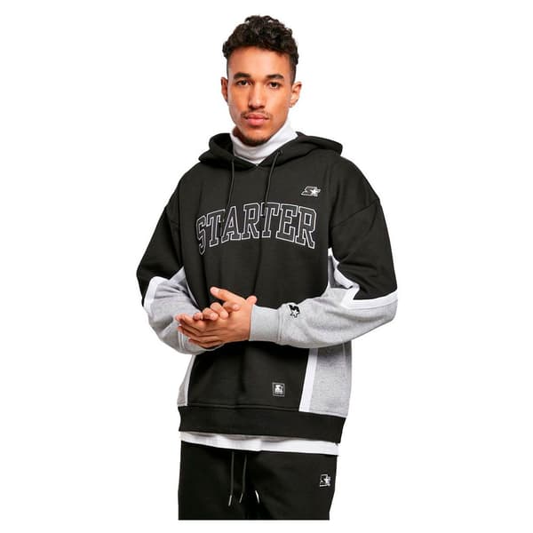 Urban Classics Sweatshirt Starter Throwback Sort S Mand