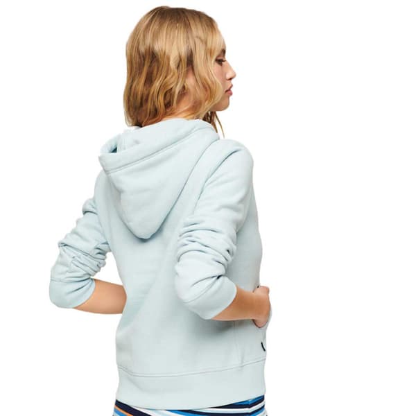 Superdry Luvtröja Essential Logo Blå XS Kvinna