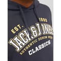 Pikkukuva 4 / 7: Jack & Jones Huppari Logo 2 Col Plus Sininen 5XL Mies