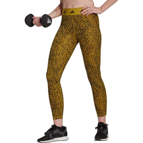 Adidas Leggings Camo Grøn S Kvinde