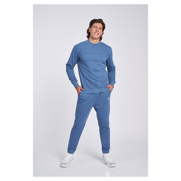 Umbro Tröja Embossed Logo Blå XL Man