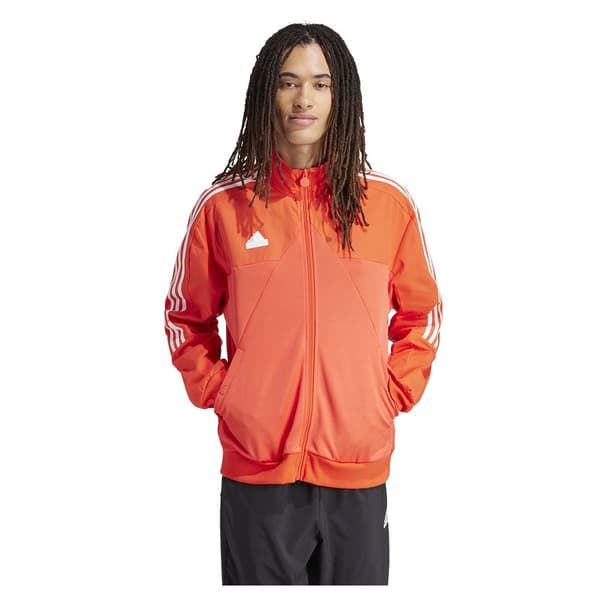 Adidas Träningsjacka Tiro Q1 Röd M / Regular Man