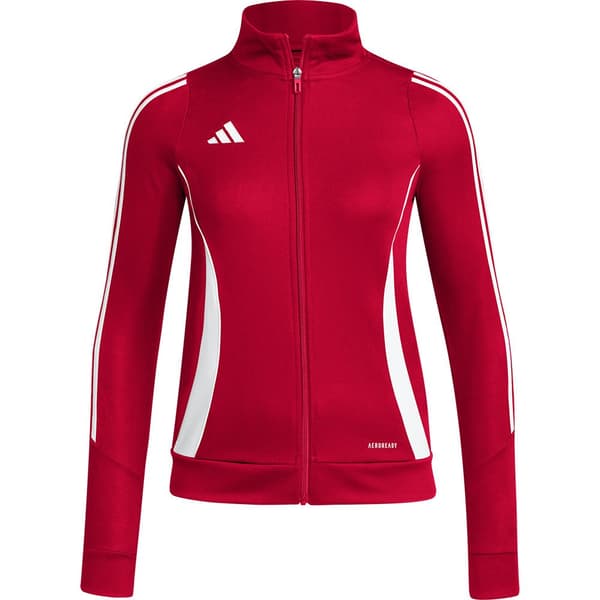 Adidas Träning För Träningsoverall Jacka Tiro24 Röd XS / Regular Kvinna