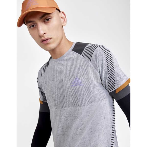 Craft Kortärmad T-shirt Pro Trail Fuseknit Grå 2XL Man