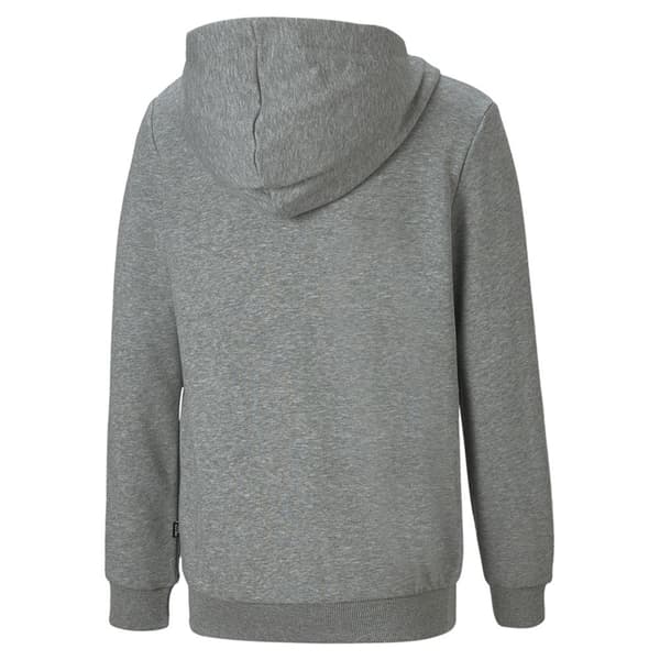 Puma Sweatshirt Med Full Dragkedja Ess Big Logo Grå 14-16 Years Pojke