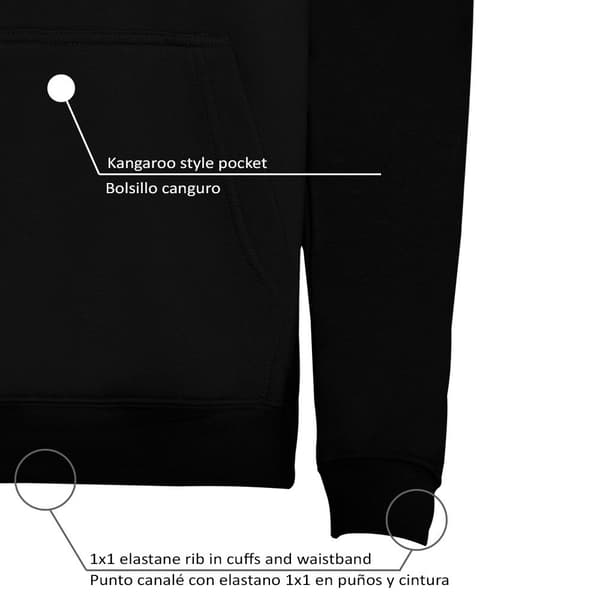 Kruskis Hættetrøje Dino Run Two-colour Sort 3XL Mand