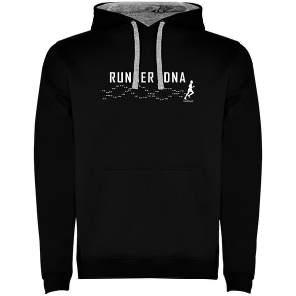 Kruskis Luvtröja Runner Dna Two-colour Svart XL Man