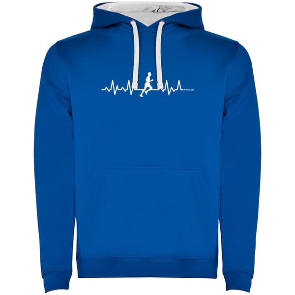 Kruskis Huppari Runner Heartbeat Two-colour Sininen XL Mies