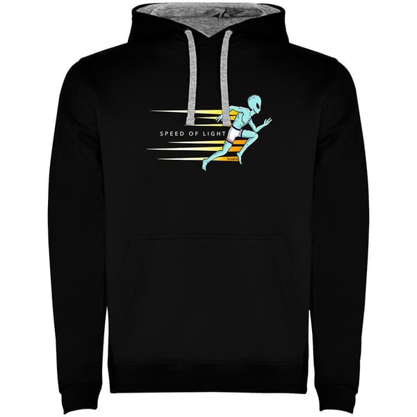 Kruskis Luvtröja Speed Of Light Two-colour Svart 3XL Man