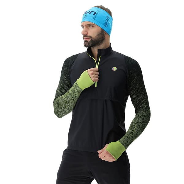 Uyn Langærmet T-shirt Running Exceleration Windproof Zip Up Sort XL Mand