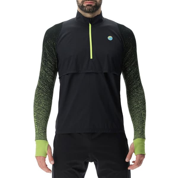 Uyn Langærmet T-shirt Running Exceleration Windproof Zip Up Sort XL Mand