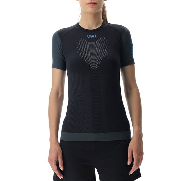 Uyn Kortärmad T-shirt Running Pb42 Svart S Kvinna