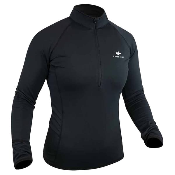 Raidlight Langærmet T-shirt Wintertrail Sort XL Kvinde