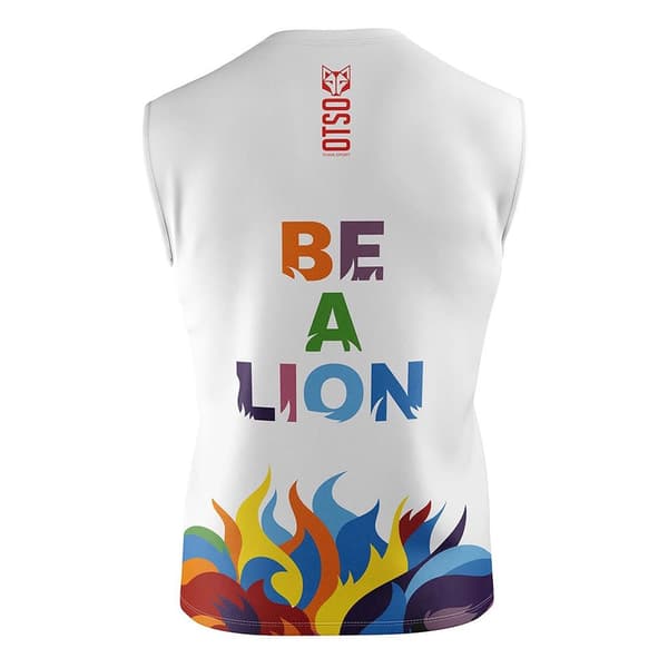 Otso Hihaton T-paita Be A Lion Monivärinen S Mies