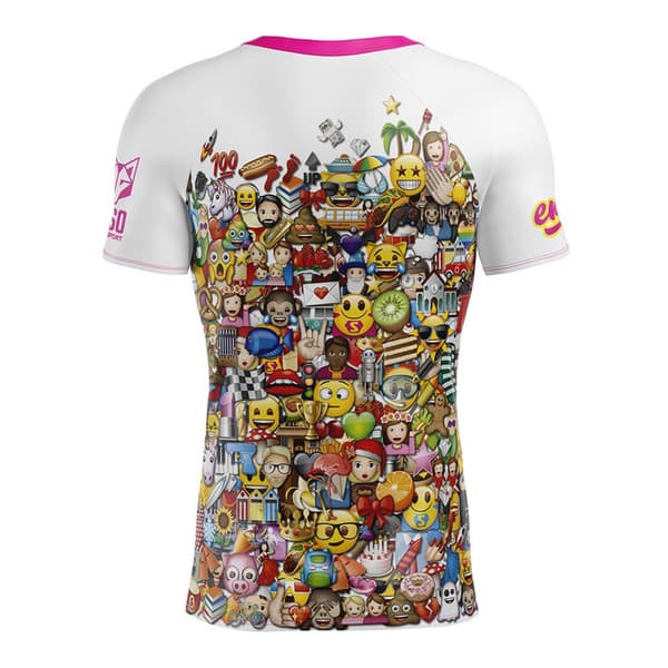 Otso Kortärmad T-shirt Emoji Big Wave Flerfärgad L Man