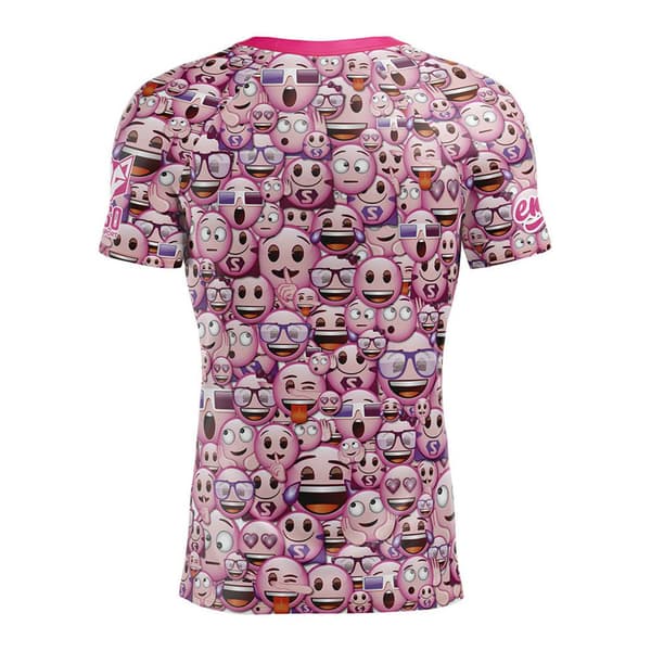 Otso Kortärmad T-shirt Emoji Classic Pink Rosa L Man