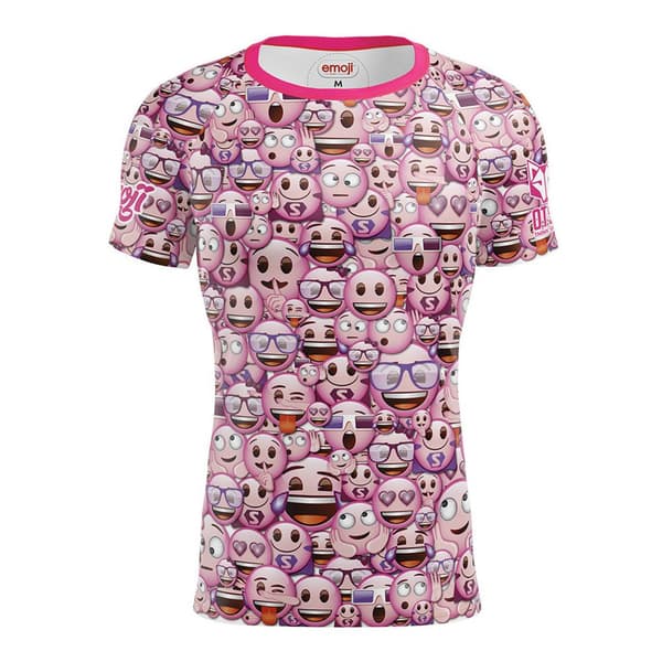 Otso Kortärmad T-shirt Emoji Classic Pink Rosa L Man