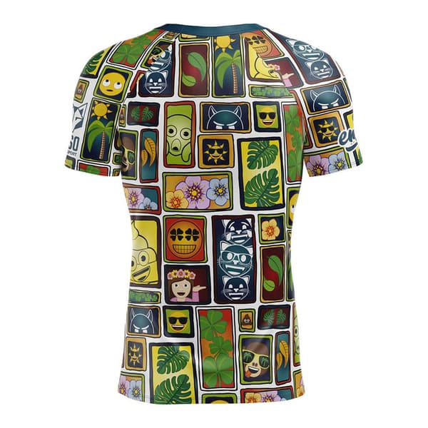 Otso Lyhythihainen T-paita Emoji Portrait Monivärinen L Mies