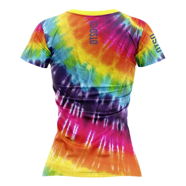 Otso Kortärmad T-shirt Tie Dye Flerfärgad L Kvinna