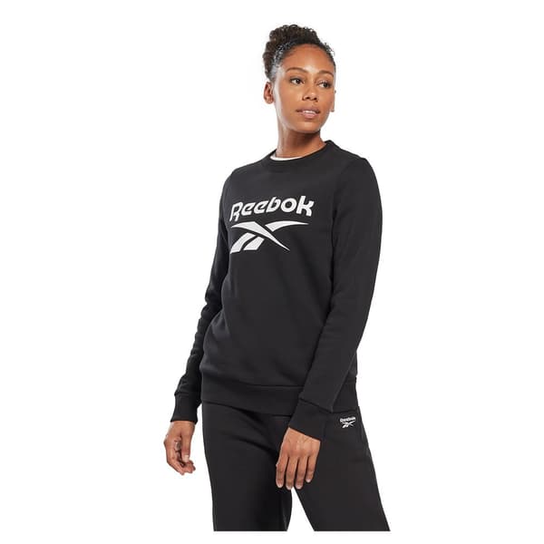 Reebok Tröja Ri Bl Fleece Crew Svart M Kvinna