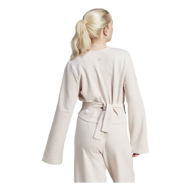 Adidas Sweatshirt Yoga Cover-up Beige L Kvinde