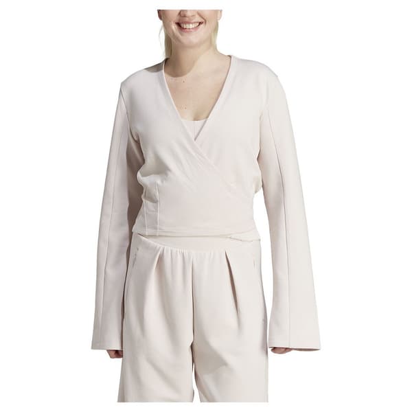 Adidas Sweatshirt Yoga Cover-up Beige L Kvinde