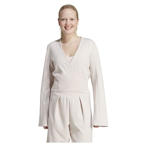 Adidas Sweatshirt Yoga Cover-up Beige L Kvinde