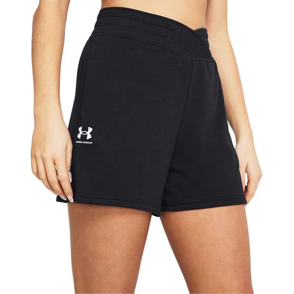 Under Armour Shortsit Rival Terry 4in Musta XS Nainen