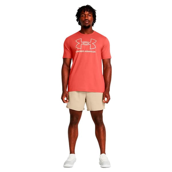 Under Armour Shorts Rival Terry 6in Orange M Man