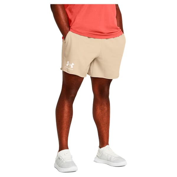 Under Armour Shorts Rival Terry 6in Orange M Man