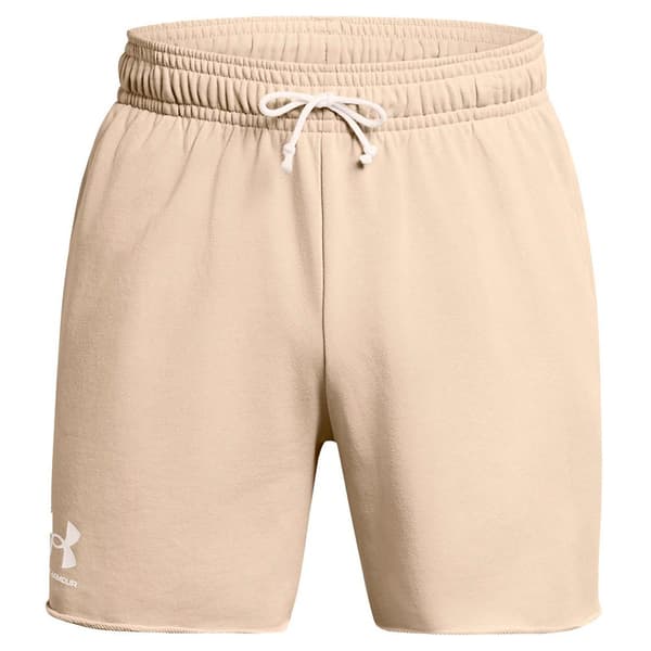 Under Armour Shorts Rival Terry 6in Orange L Man