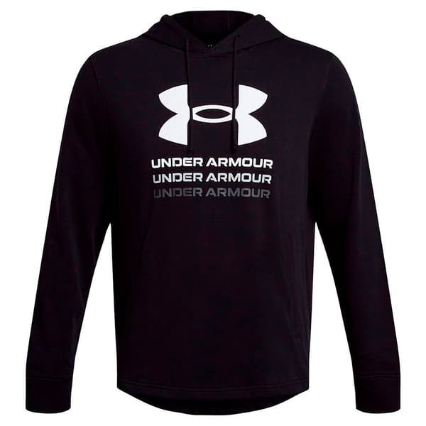 Under Armour Hættetrøje Rival Terry Graphic Sort XL / Regular Mand