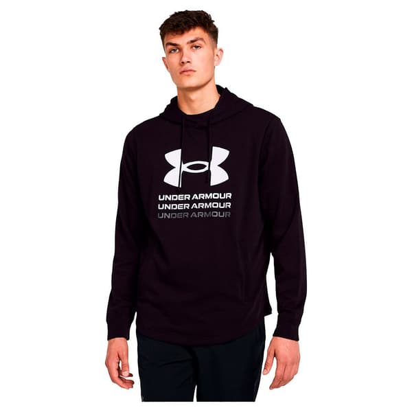 Under Armour Hættetrøje Rival Terry Graphic Sort XL / Regular Mand