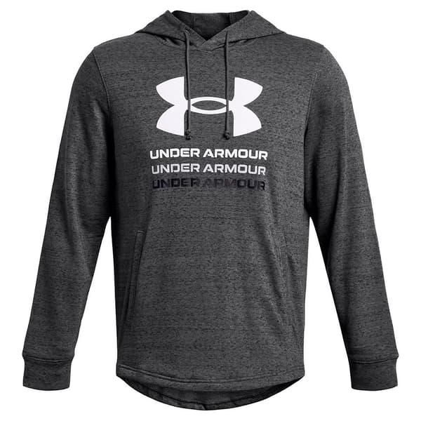 Under Armour Hættetrøje Rival Terry Graphic Grå L / Regular Mand