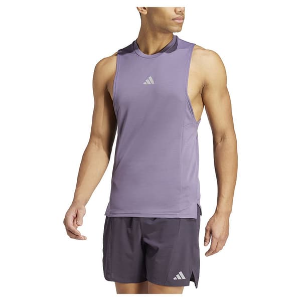 Adidas Ærmeløs T-shirt Desgined For Training Hr Lilla 2XL Mand