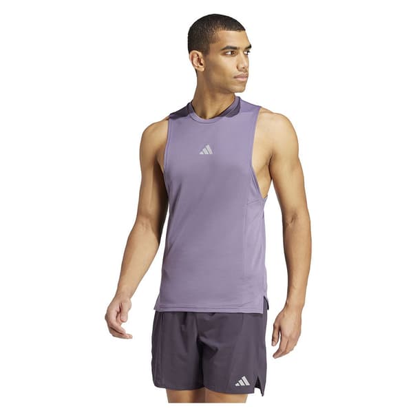 Adidas Ærmeløs T-shirt Desgined For Training Hr Lilla 2XL Mand