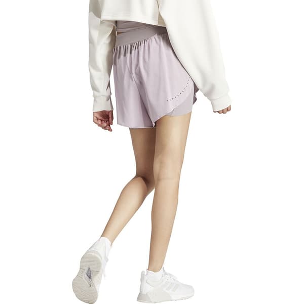 Adidas Shorts Designed For Training Hiit 2in1 Lila XL Kvinna