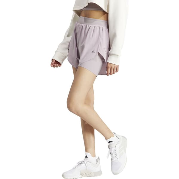 Adidas Shorts Designed For Training Hiit 2in1 Lila XL Kvinna