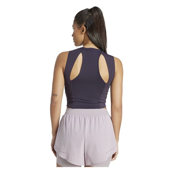Adidas Ärmlös T-shirt Elev High Intensity Lila L Kvinna