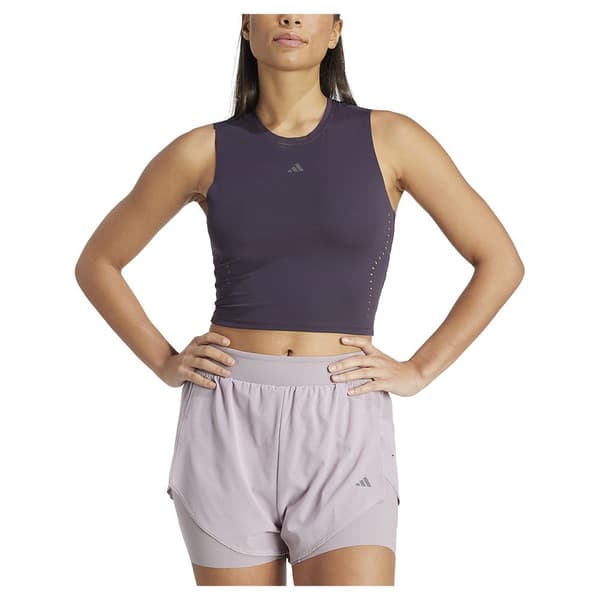 Adidas Ärmlös T-shirt Elev High Intensity Lila L Kvinna