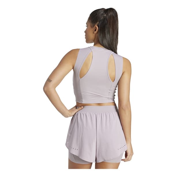 Adidas Hihaton T-paita Elev High Intensity Valkoinen L Nainen