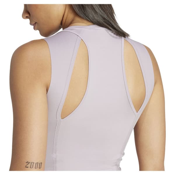 Adidas Ærmeløs T-shirt Elev High Intensity Hvid XL Kvinde