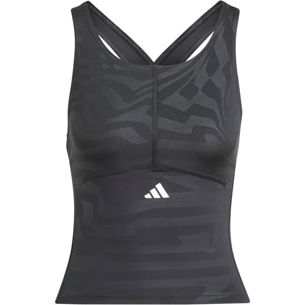 Adidas Ärmlös T-shirt Techfit Printed Cro Svart XL Kvinna