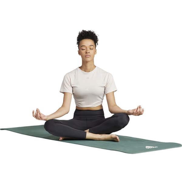 Adidas Lyhythihainen T-paita Yoga St Wrap Violetti L Nainen