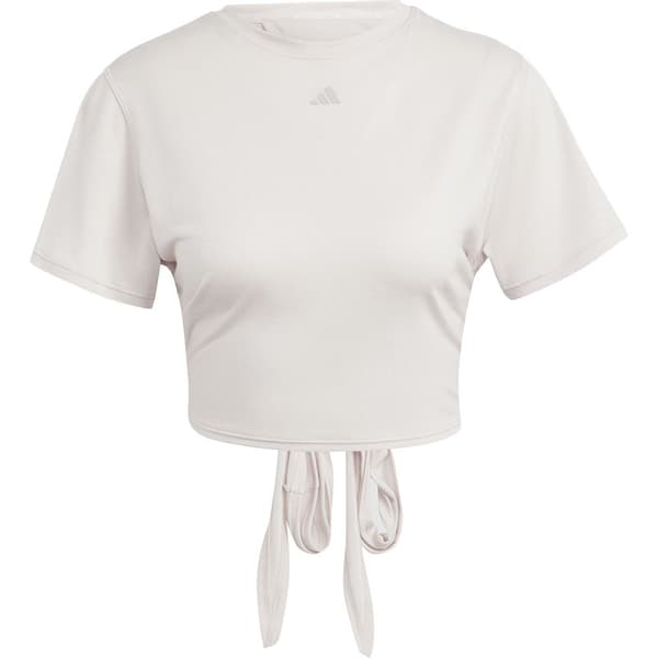 Adidas Lyhythihainen T-paita Yoga St Wrap Violetti L Nainen