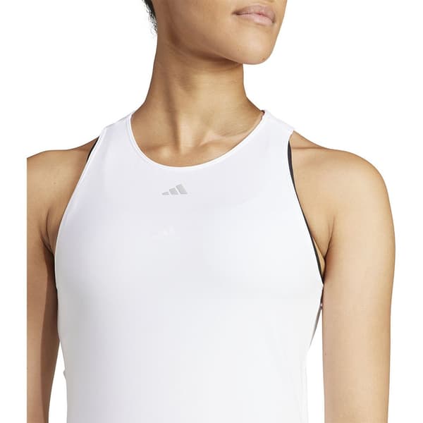 Adidas Ärmlös T-shirt Yoga Studio Vit XL Kvinna